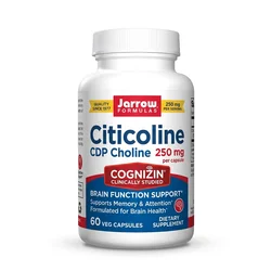 4. Cognizin Citicoline (Jarrow Formulas 250mg) – Best for Attentional Errors Supplement Bottle