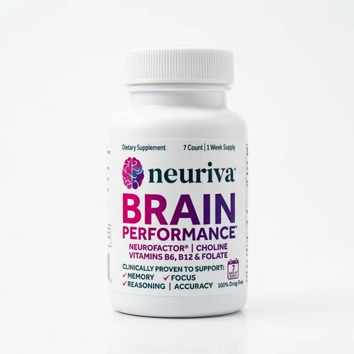 Neuriva Plus Brain Performance Supplement Bottle