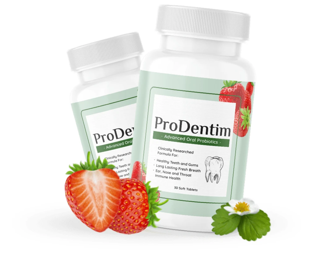 Official ProDentim Oral Probiotic Supplement Bottle