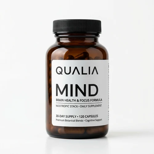 Qualia Mind 28-Ingredient Executive Nootropic Bottle